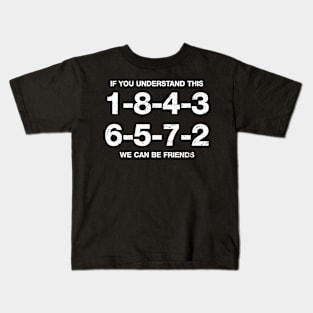 1-8-4-3-6-5-7-2 Firing Order Kids T-Shirt